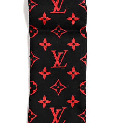 Louis Vuitton Silk Monogram Tribute To Alma BB Bandeau Black 2 of 4