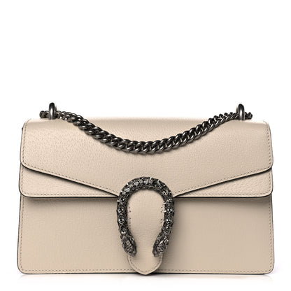 Gucci Textured Calfskin Crystal Small Dionysus Shoulder Bag Mystic White 1 of 13