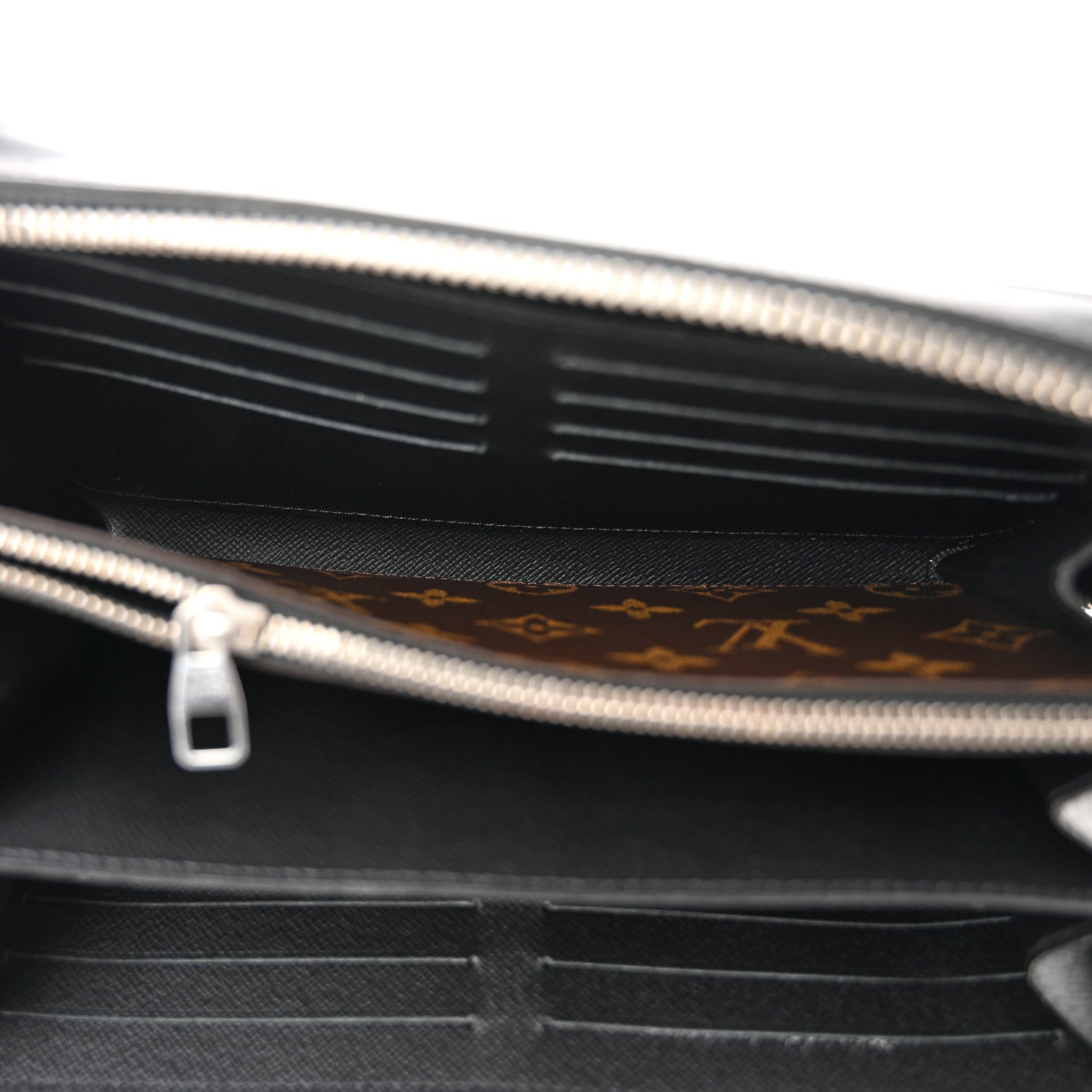 Louis Vuitton Monogram Macassar Zippy XL Wallet 4 of 10