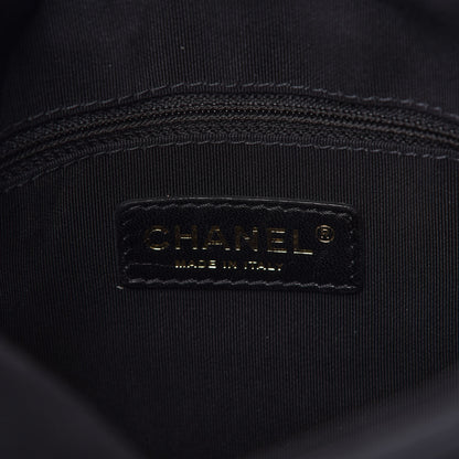 Chanel Calfskin Quilted Medium Chain Me Hobo Black 8 of 10