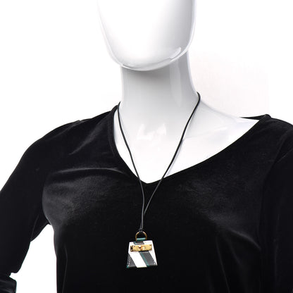 Hermes Swift Printed Small 1 2 3 and Away We Go Monpetitkelly Pendant Necklace Multicolor 2 of 5