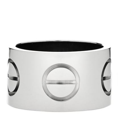 Cartier 18K White Gold 11mm LOVE Ring 51 5.75 3 of 4