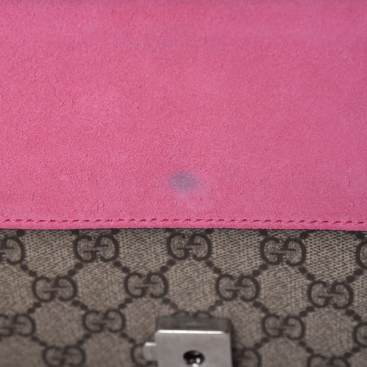 GG Supreme Monogram Small Dionysus Shoulder Bag Pink