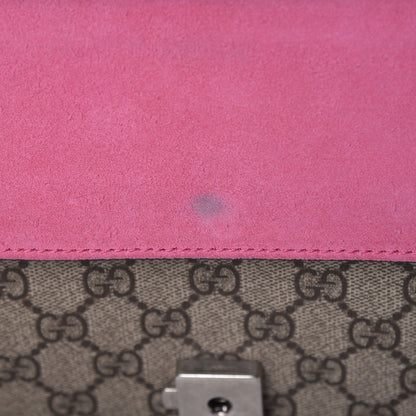 Gucci GG Supreme Monogram Small Dionysus Shoulder Bag Pink 10 of 14