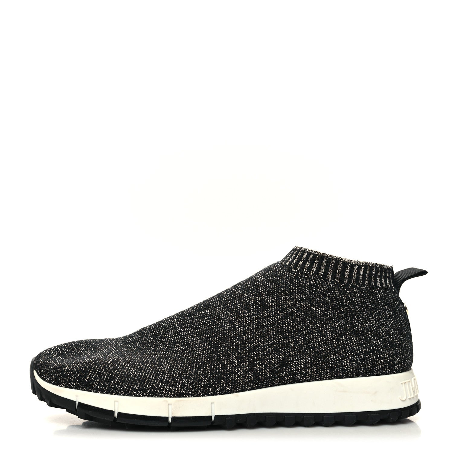 Jimmy Choo Lurex Knit Norway Sneakers 36.5 Black 1 of 7