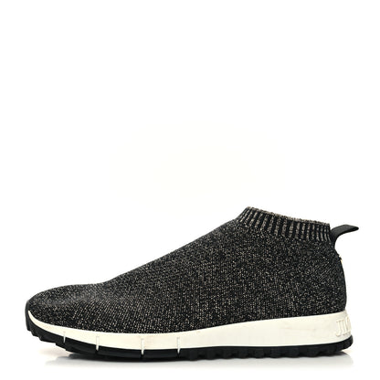 Jimmy Choo Lurex Knit Norway Sneakers 36.5 Black 1 of 7