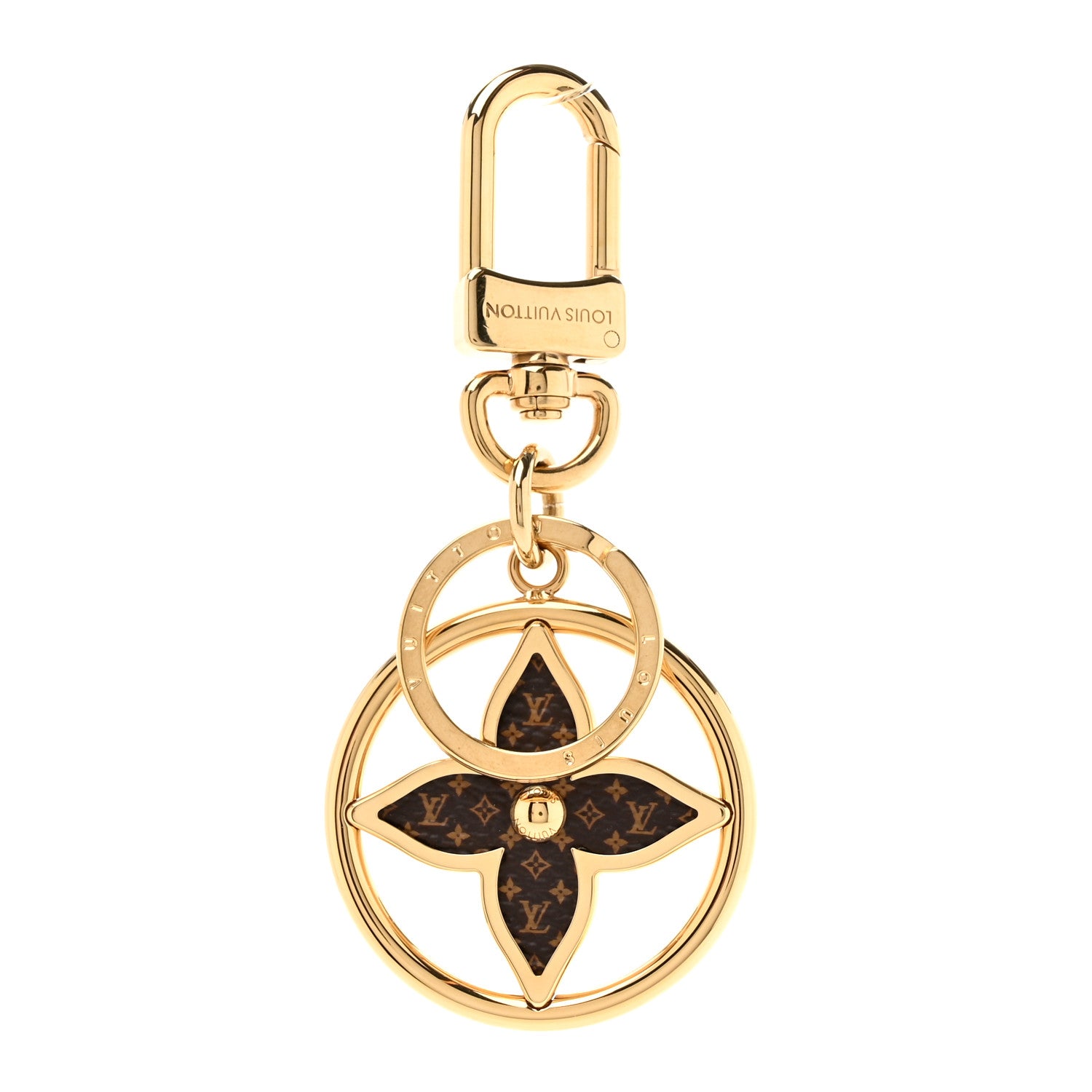 Louis Vuitton Monogram Puzzle Flower Bag Charm Key Holder 1 of 5