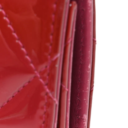 Chanel Patent Quilted 6 Key Holder Red 10 of 10