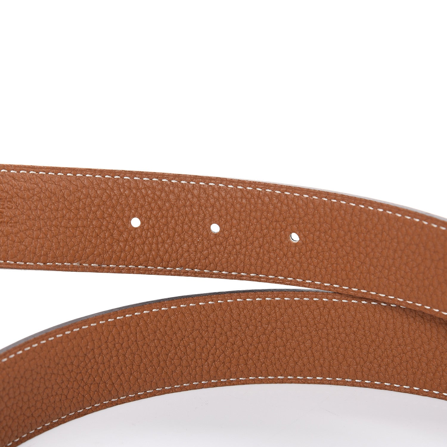 Hermes Box 135 Togo 32mm H Belt 95 Black Gold 4 of 6