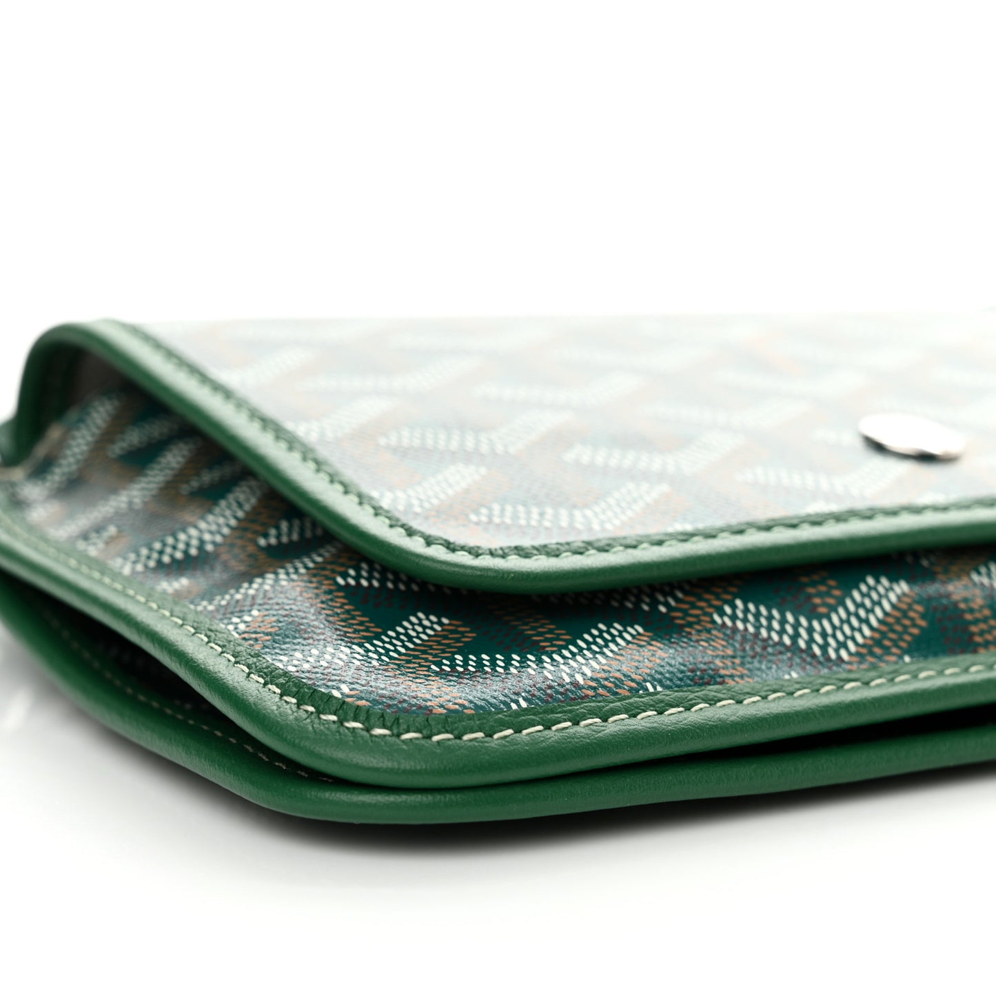 Goyardine Plumet Wallet Clutch Green