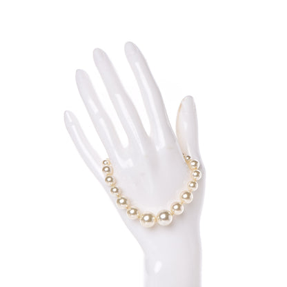 Chanel Pearl Crystal CC Bracelet Gold 2 of 5