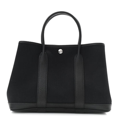 Hermes Toile Militaire Negonda Garden Party 30 TPM Black 1 of 10