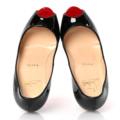 Christian Louboutin Patent New Very Prive 120 Pumps 36 Black 2 of 10