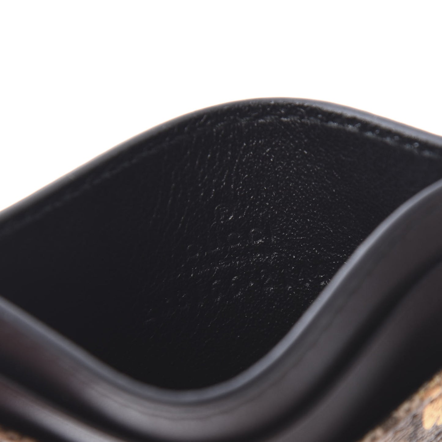 GG Supreme Monogram Bees Card Holder Black