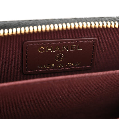 Chanel Caviar Quilted Zip Coin Purse Black 6 of 9