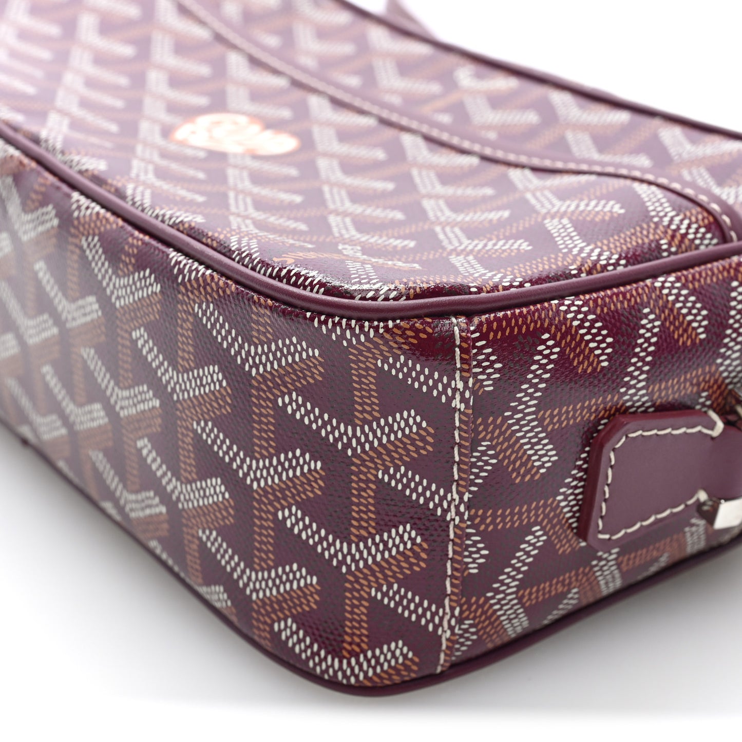 Goyardine Coeur Sac Cap Vert Burgundy