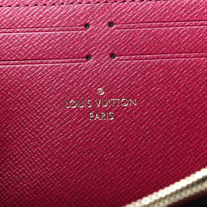 Louis Vuitton Monogram Clemence Wallet Fuchsia 6 of 7