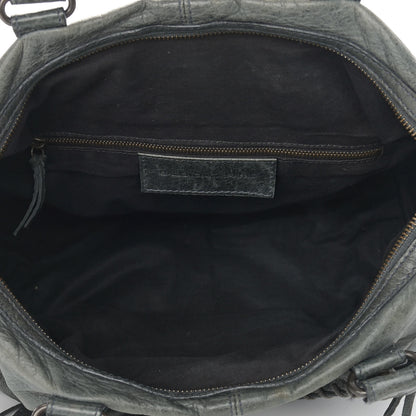 Balenciaga Agneau Classic Hardware Maxi Twiggy Anthracite 5 of 9