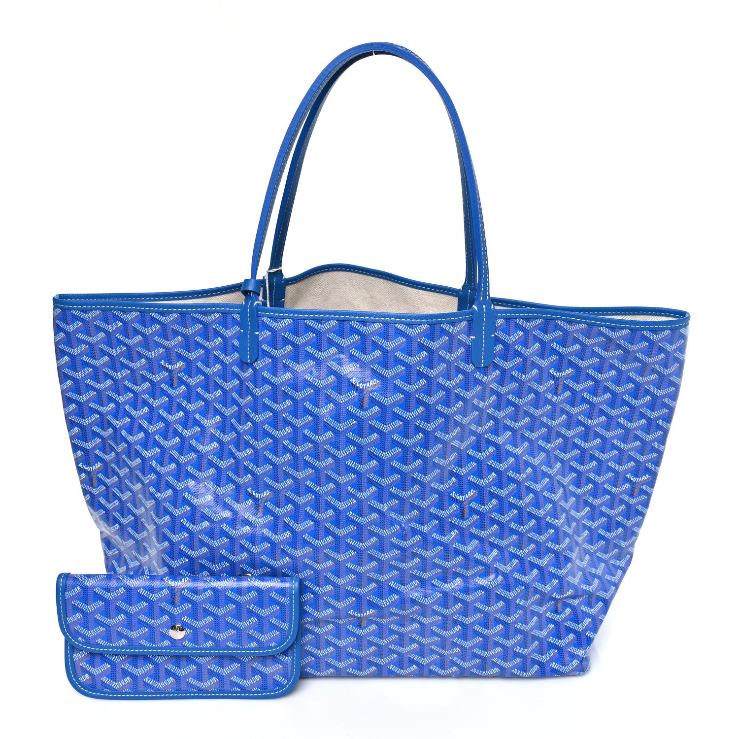 Goyard Goyardine Saint Louis GM Sky Blue 3 of 9