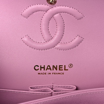 Chanel Caviar Quilted Small Double Flap Dark Pink 6 of 13
