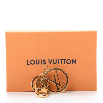 Louis Vuitton LV Circle Bag Charm Key Holder Gold 5 of 5