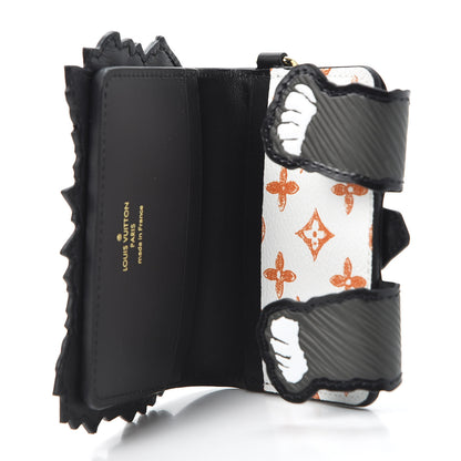 Louis Vuitton Epi Catogram Calfskin Cat Card Holder Black 4 of 8