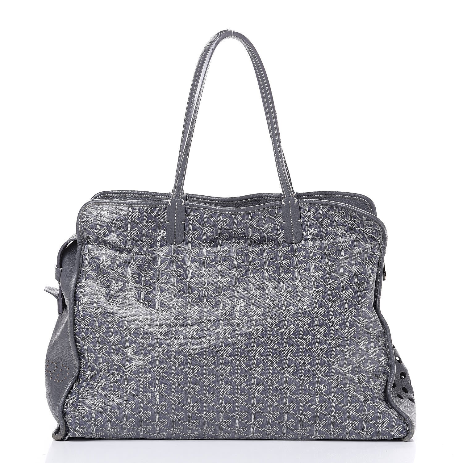 Goyard Goyardine Sac Hardy Pet Carrier PM Grey 3 of 29