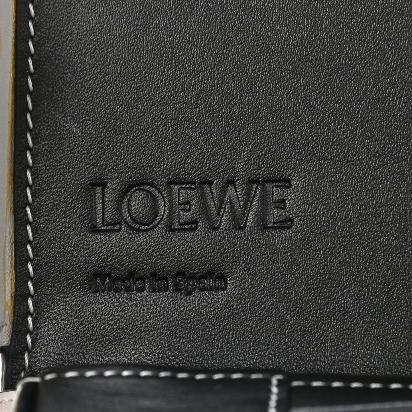 Soft Calfskin Heel Bag Black Soft White