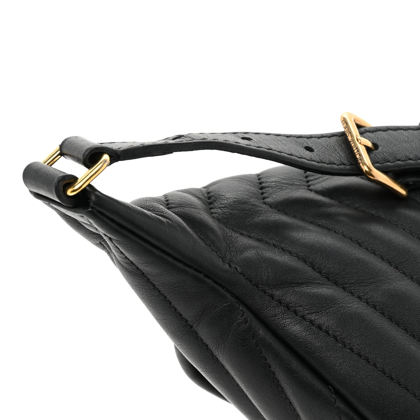 Calfskin Quilted New Wave Bumbag Black