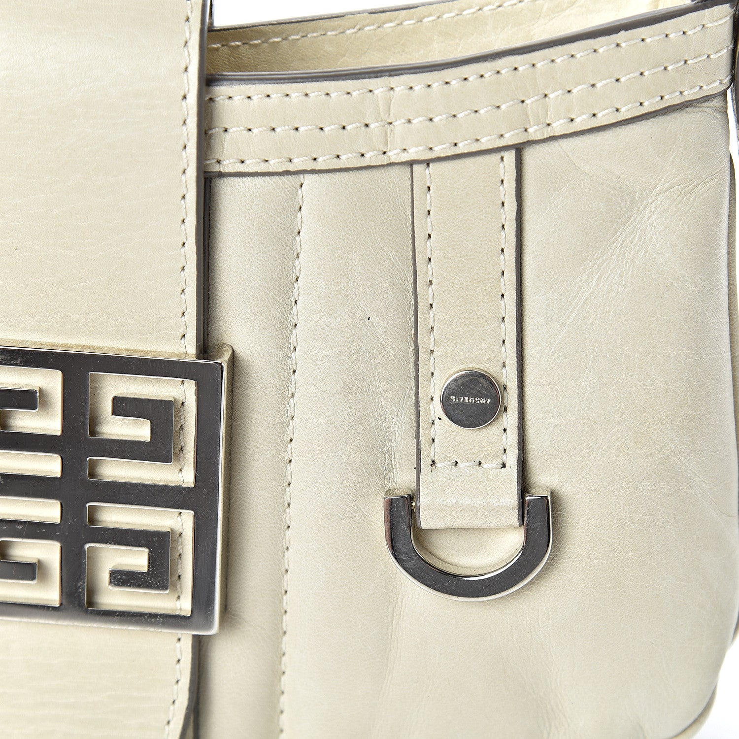 Givenchy Lambskin Shoulder Bag Ivory 11 of 13