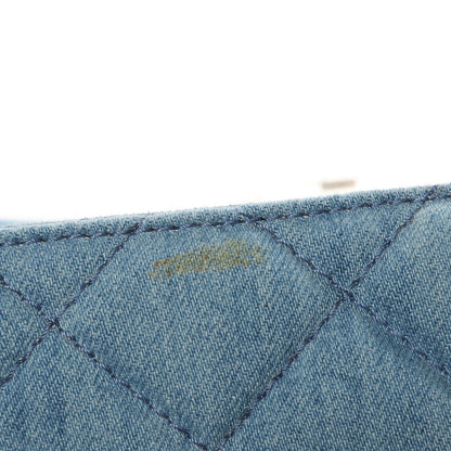 Stella McCartney Eco Denim Quilted Small Beckett Shoulder Bag Blue 5 of 8