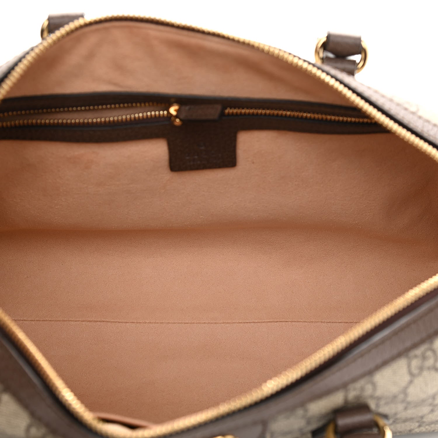 Gucci GG Supreme Monogram Web Medium Ophidia Boston Brown 7 of 10