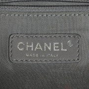 Chanel Nylon Quilted Tweed on Stitch Medium Bubble Flap Blue 7 of 16