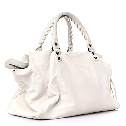 Balenciaga Agneau Classic Hardware Mid Day White 3 of 29