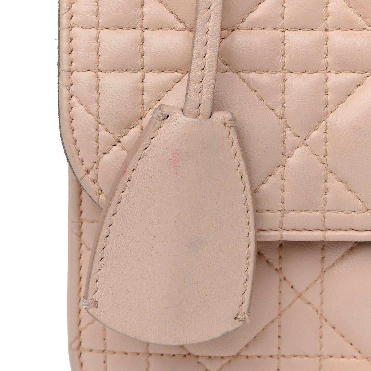 Christian Dior Lambskin Cannage Large Dioraddict Flap Rose Poudre 10 of 11