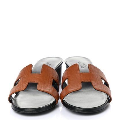 Hermes Epsom Oasis Sandals 36 Gold 2 of 9