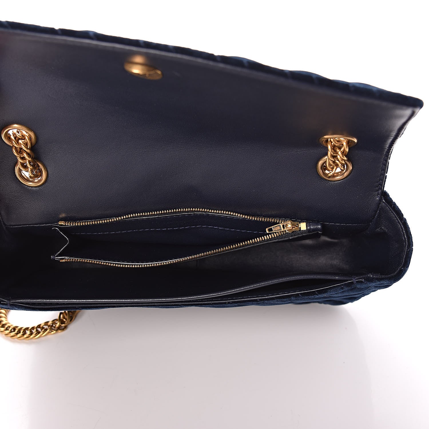 Balenciaga Velvet Logo Matelasse M BB Chain Shoulder Bag Navy 5 of 9