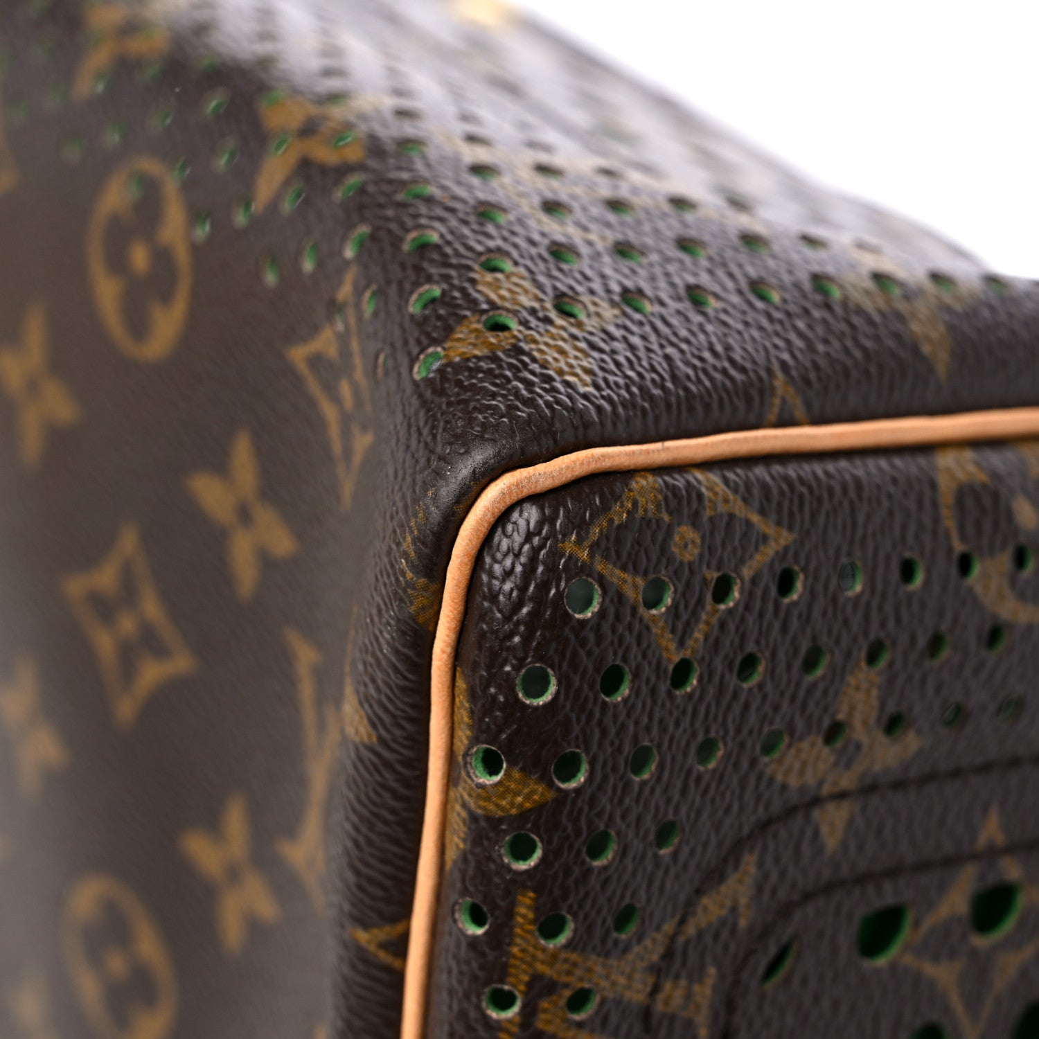 Louis Vuitton Monogram Perforated Speedy 30 Green 8 of 15