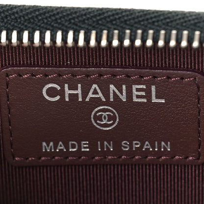 Chanel Caviar Quilted Zip Coin Purse Black 6 of 10