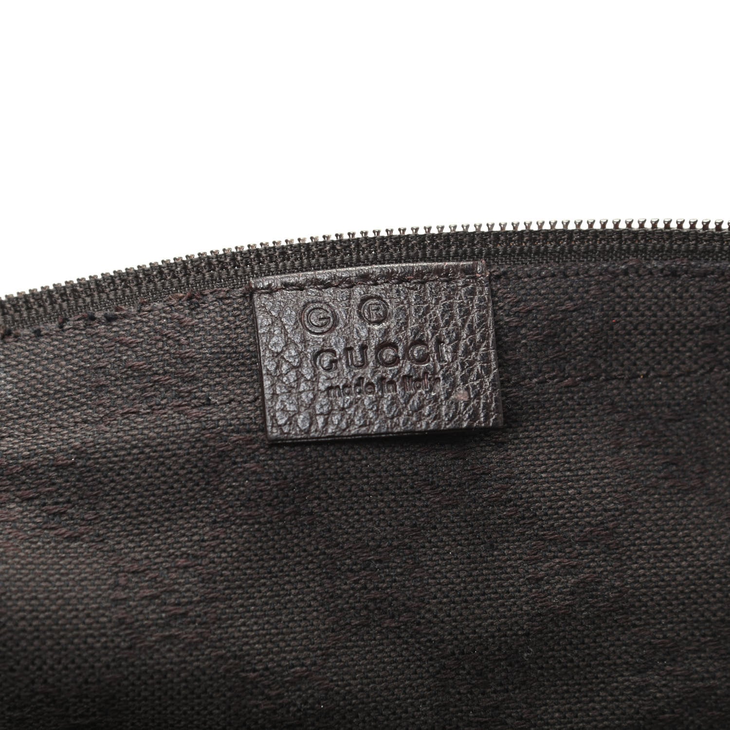 Gucci Denim Monogram Large Collapsible Carry On Duffle Bag Brown 5 of 8