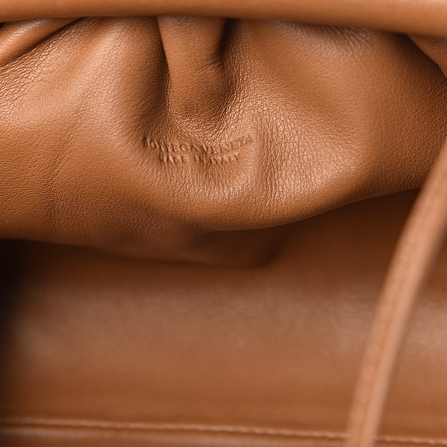 Bottega Veneta Butter Calfskin The Mini Pouch Camel 8 of 11