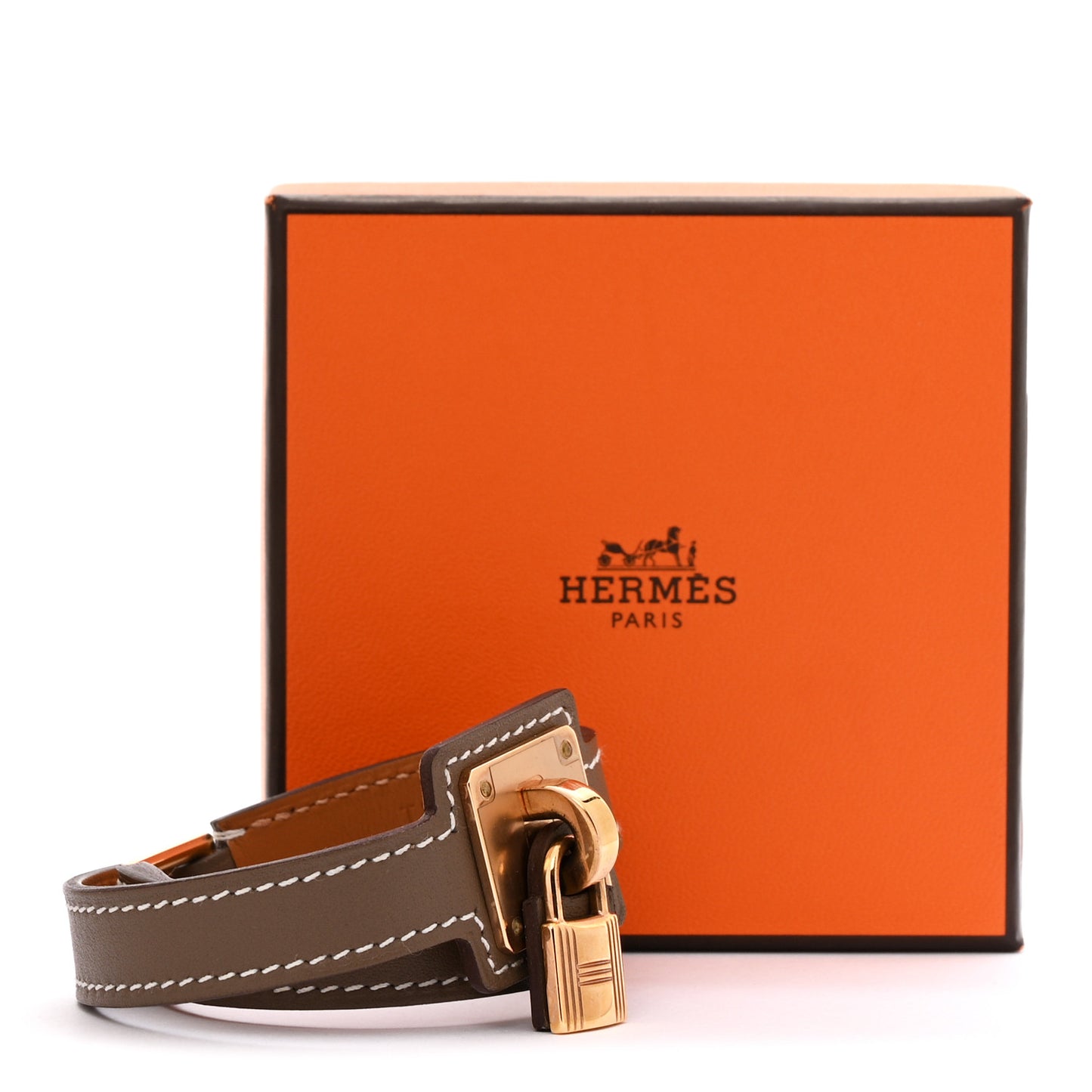 Swift O'Kelly Double Tour Bracelet Etoupe Etoupe