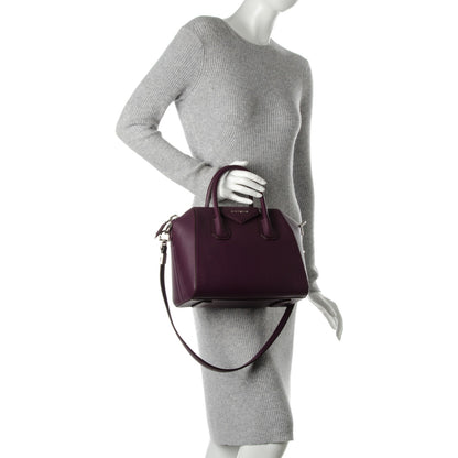 Givenchy Sugar Goatskin Small Antigona Dark Purple 3 of 8