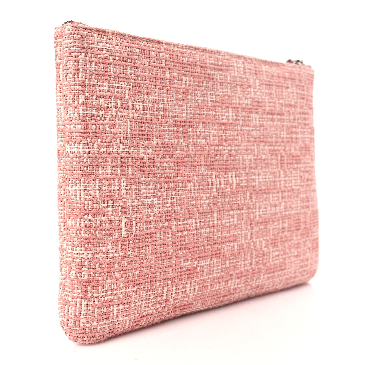 Chanel Canvas Medium Deauville Pouch Pink 3 of 10