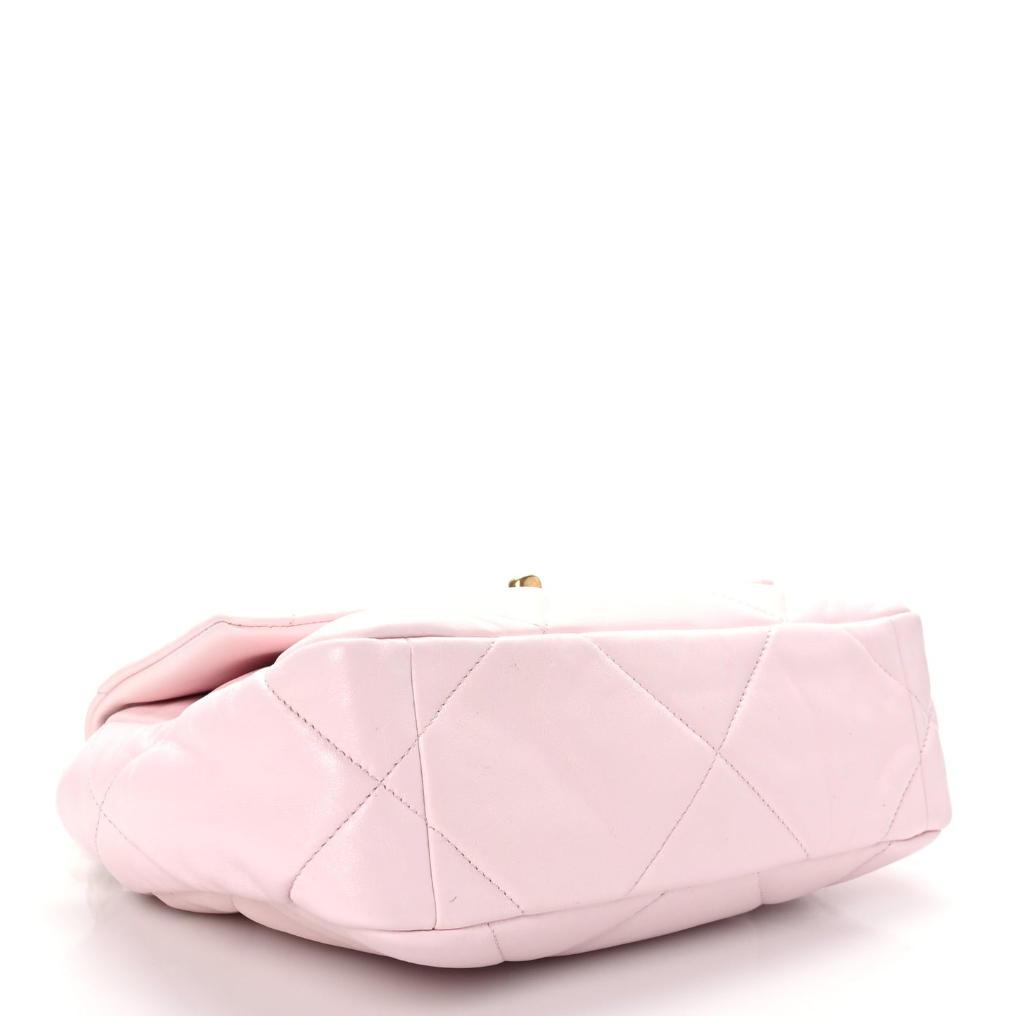 Lambskin Quilted Medium Chanel 19 Flap Light Pink