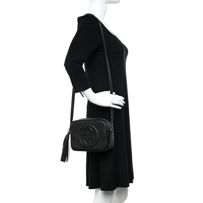 Gucci Pebbled Calfskin Small Soho Disco Bag Black 2 of 10