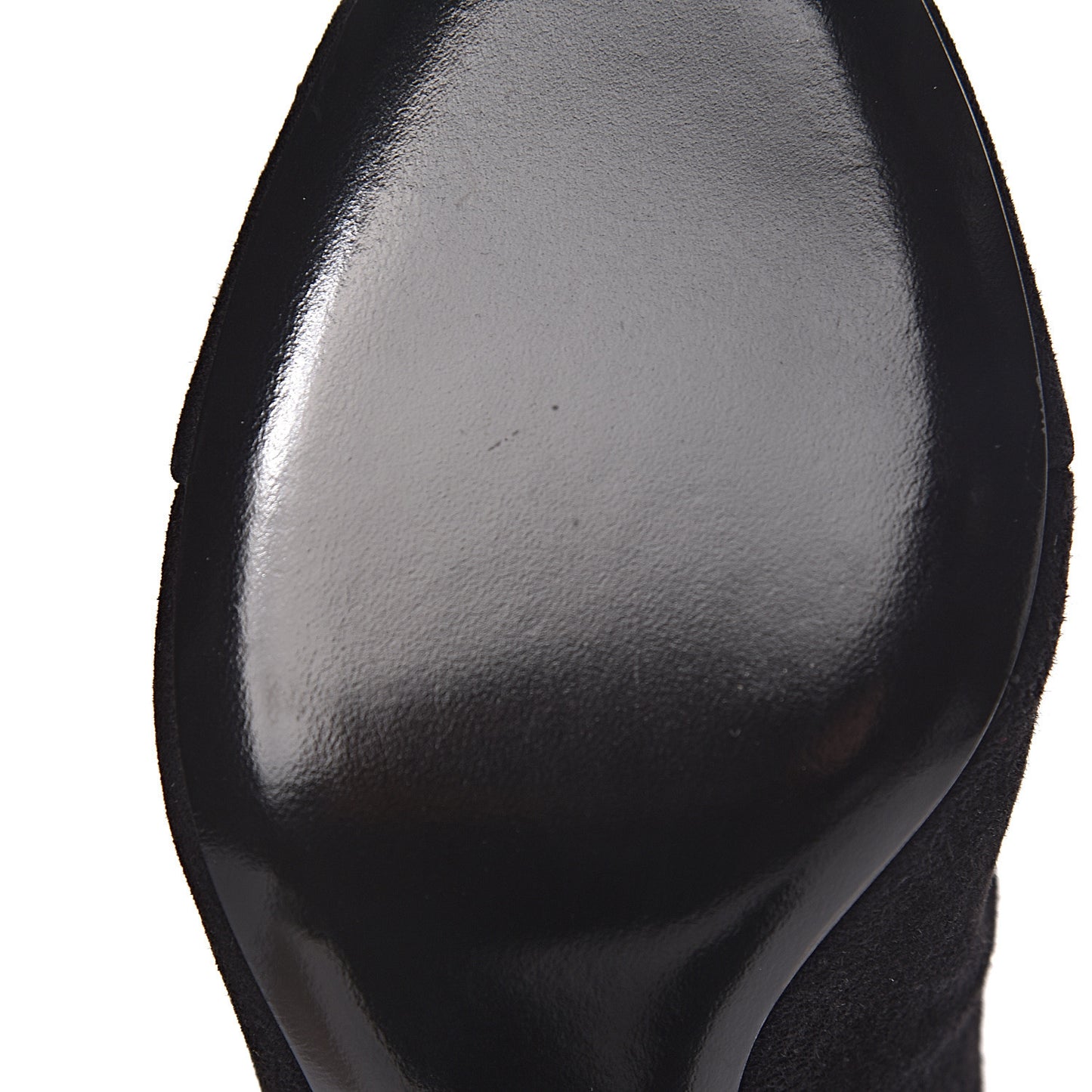 Suede Monogram Uniformes Cap Toe Chelsea 80mm Ankle Boots 37.5 Black