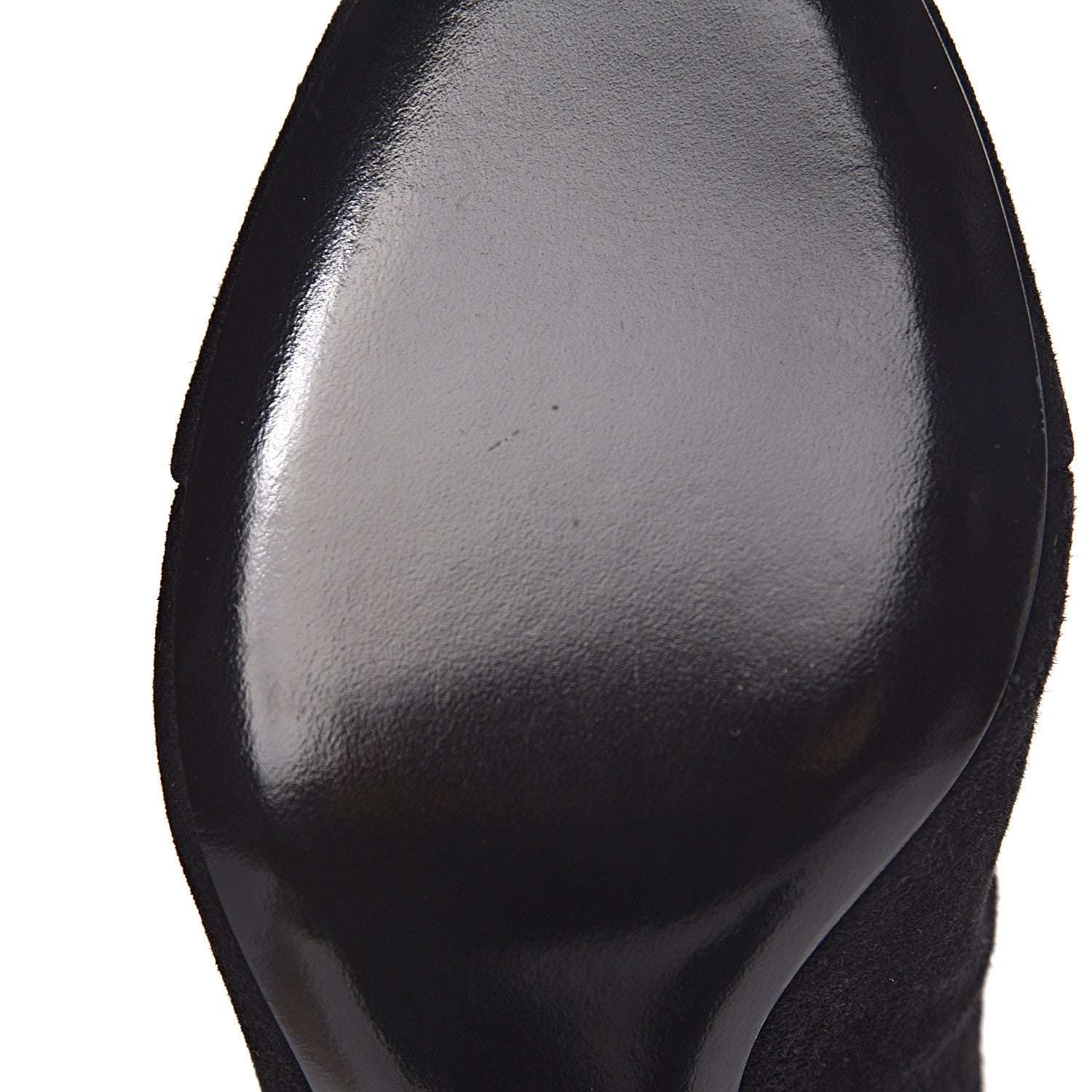 Louis Vuitton Suede Monogram Uniformes Cap Toe Chelsea 80mm Ankle Boots 37.5 Black 8 of 8