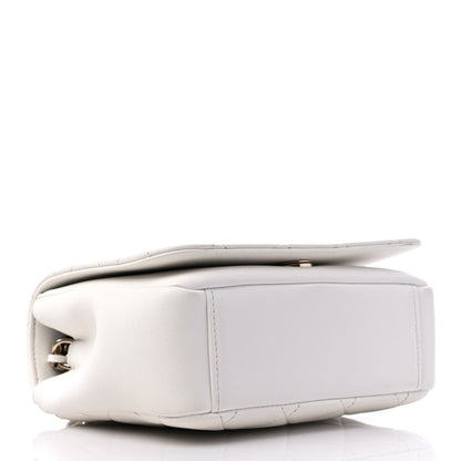 Chanel Lambskin Quilted Studded Beauty Begins Flap White 4 of 10