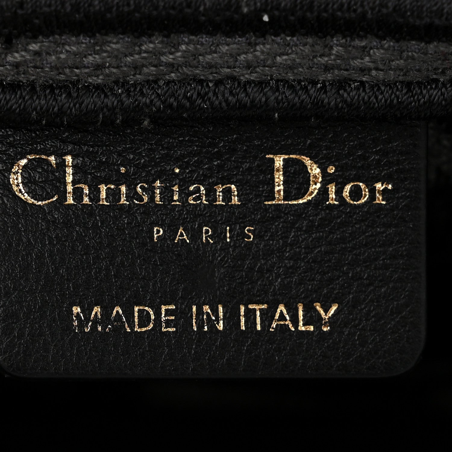 Christian Dior Canvas Mizza Embroidered Saddle Bag Gray 6 of 10